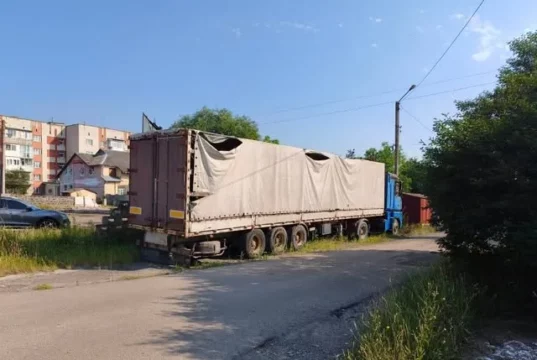 У Стрию підпалили вантажівку: підозрюють 23-річного місцевого жителя