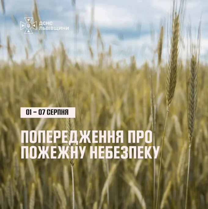 На Львівщині оголосили надзвичайну пожежну небезпеку 5 класу