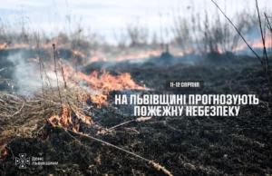 На Львівщині 11–12 серпня оголошено надзвичайну пожежну небезпеку