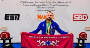 Назар Жінчин здобув бронзу чемпіонату Європи з жиму лежачи