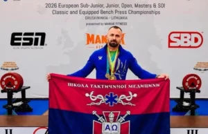 Назар Жінчин здобув бронзу чемпіонату Європи з жиму лежачи