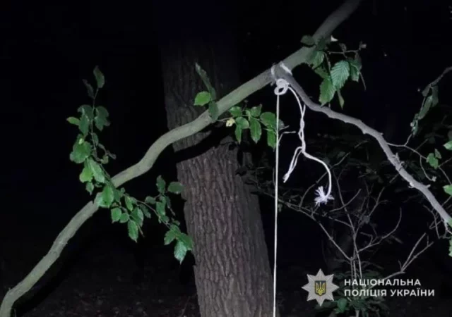 На Львівщині передадуть до суду чоловіка, який повісив собаку на дереві