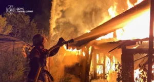 У Винниках загорілися два дачні будинки, пожежу ліквідували рятувальники