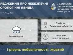 18 серпня на Львівщині очікують грози та сильний вітер