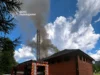У селі Коростів на Стрийщині загорівся дах одноповерхової будівлі