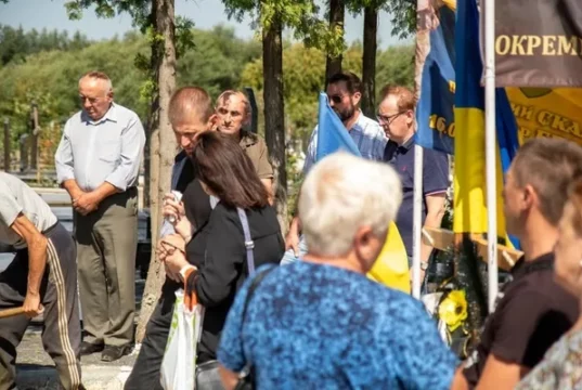 У Трускавці допоховали фрагменти останків воїна Андрія Доброновського
