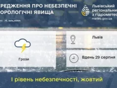 (Українська) 29 серпня на Львівщині та у Львові очікують грози 29 серпня на Львівщині та у Львові очікують грози