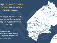 Гідрологічна ситуація на річках Львівщини станом на ранок 4 серпня
