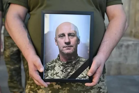 На Львівщині попрощалися з прикордонником Ігорем Окісом, який загинув на Харківщині