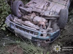 У Львівському районі внаслідок перекидання автомобіля загинув водій, двоє пасажирів травмовані