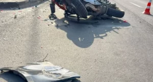 У Львові на вулиці Науковій у ДТП травмувався мотоцикліст