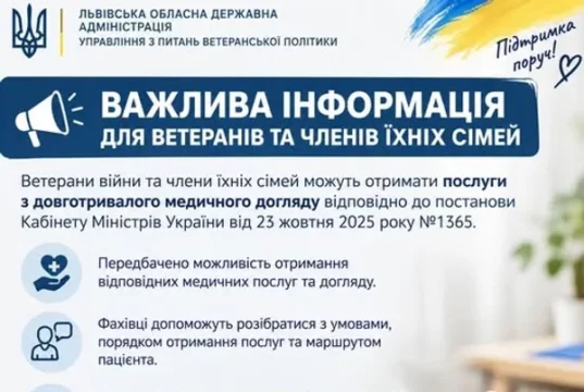 Медичний догляд для ветеранів та їхніх сімей: як отримати послуги