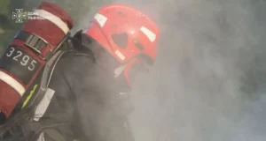 У селі Боянець Шептицького району вночі горів житловий будинок, постраждала жінка