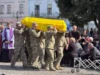 (Українська) Жовківська громада попрощалася з прикордонником Віталієм Гриком Жовківська громада попрощалася з прикордонником Віталієм Гриком