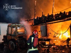 У селі Уріж на Дрогобиччині загорілася господарська будівля У селі Уріж на Дрогобиччині загорілася господарська будівля