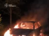 У селі Вовчатичі Стрийського району згорів легковий автомобіль У селі Вовчатичі Стрийського району згорів легковий автомобіль