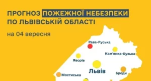 Прогноз пожежної небезпеки на 4 вересня