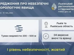 (Українська) На Львівщині 4 вересня очікують туман із жовтим рівнем небезпеки На Львівщині 4 вересня очікують туман із жовтим рівнем небезпеки