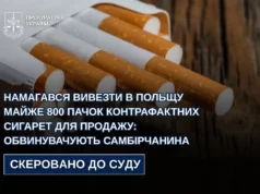 Самбірчанина обвинувачують у спробі вивезти до Польщі контрафактні сигарети