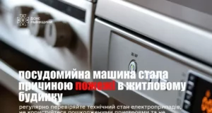 У Бориславі загорілася посудомийна машина в житловому будинку