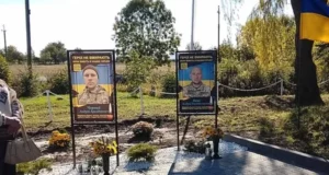 У селі Кути відкрили Алею Героїв на честь полеглих захисників України