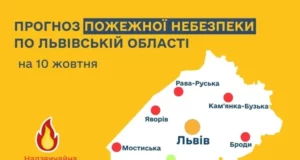 10 жовтня очікується надзвичайна пожежна небезпека