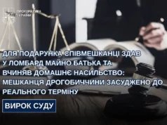 Мешканця Дрогобицького району засудили за крадіжку майна батька та домашнє насильство Мешканця Дрогобицького району засудили за крадіжку майна батька та домашнє насильство