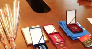 На Стрийщині родинам трьох полеглих захисників вручили державні та військові нагороди