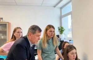 Американський пульмонолог Брюс Рубін консультував дітей у Львові Американський пульмонолог Брюс Рубін консультував дітей у Львові