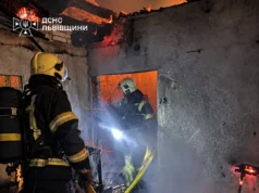 У селі Рудківці Стрийського району згоріли господарська будівля та авто
