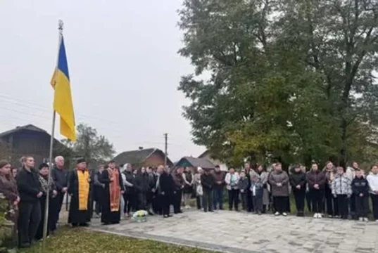 У Крушельниці відкрили меморіальну таблицю Степану Ставниковичу