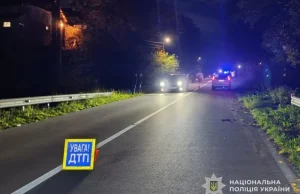 На Львівщині нетверезий водій смертельно травмував пішохідку та втік з місця ДТП На Львівщині нетверезий водій смертельно травмував пішохідку та втік з місця ДТП