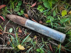У селі Зіболки на Львівщині знищили артснаряд часів Другої світової У селі Зіболки на Львівщині знищили артснаряд часів Другої світової