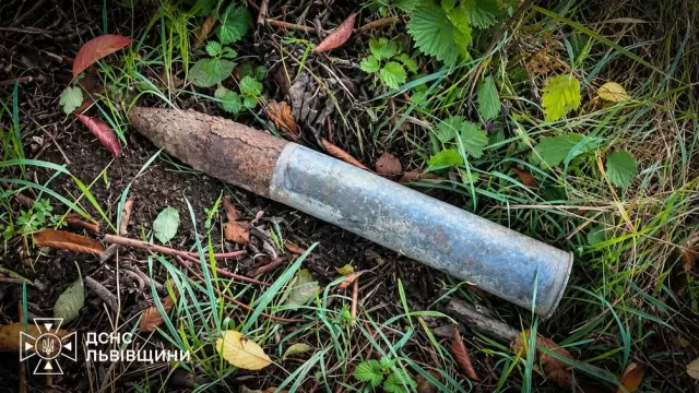 image У селі Зіболки на Львівщині знищили артснаряд часів Другої світової