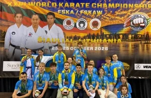 Команда Львівщини здобула 29 медалей на чемпіонаті світу з фунакоші карате в Литві
