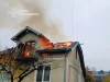 У Самборі загорівся житловий будинок на вулиці Кобилянської