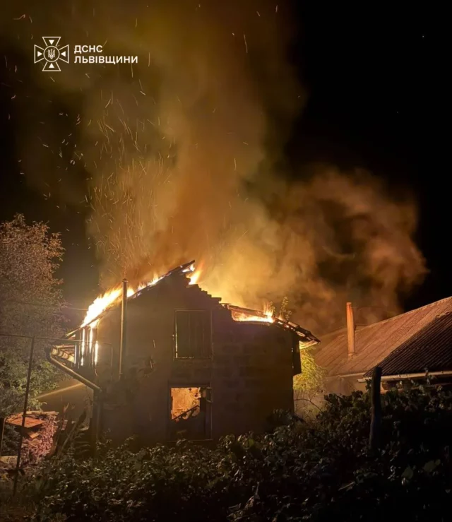 image У Судовій Вишні рятувальники загасили пожежу в літній кухні