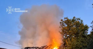 У Кам’янці-Бузькій під час пожежі в господарській будівлі врятували тварин і гараж
