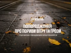 9 жовтня на Львівщині прогнозують сильний вітер і грози 9 жовтня на Львівщині прогнозують сильний вітер і грози