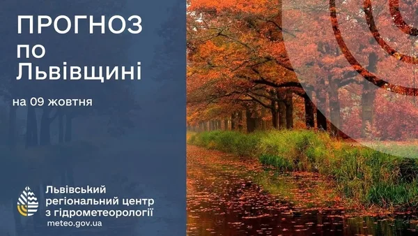 image Прогноз погоди на 9 жовтня: дощі, грози та поривчастий вітер